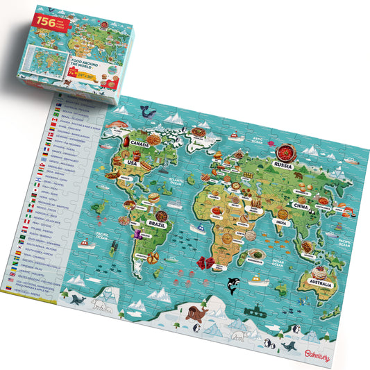 Food Around the World Kids Puzzle