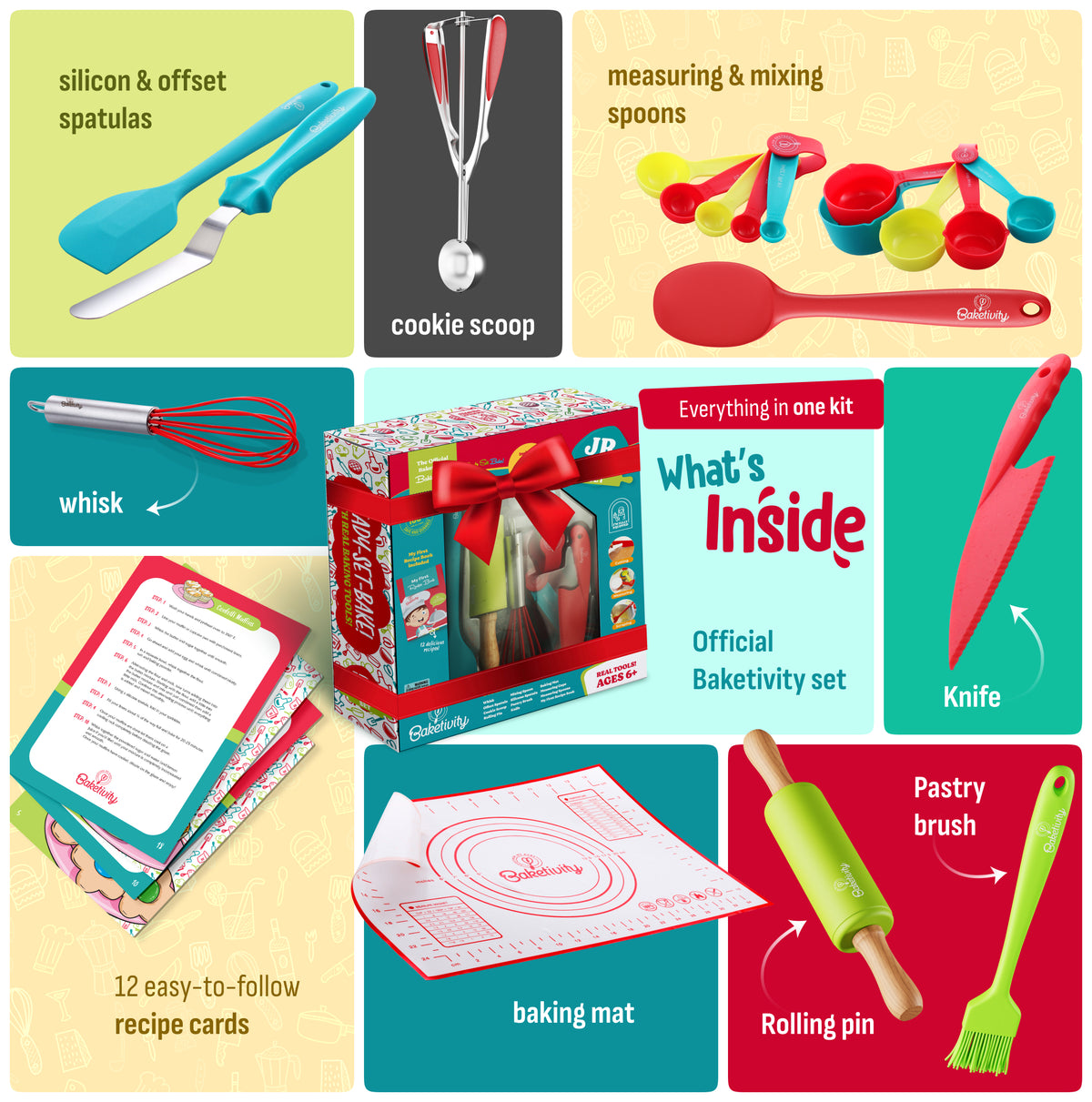 Kids 31 Piece Jr. Real Baking Set