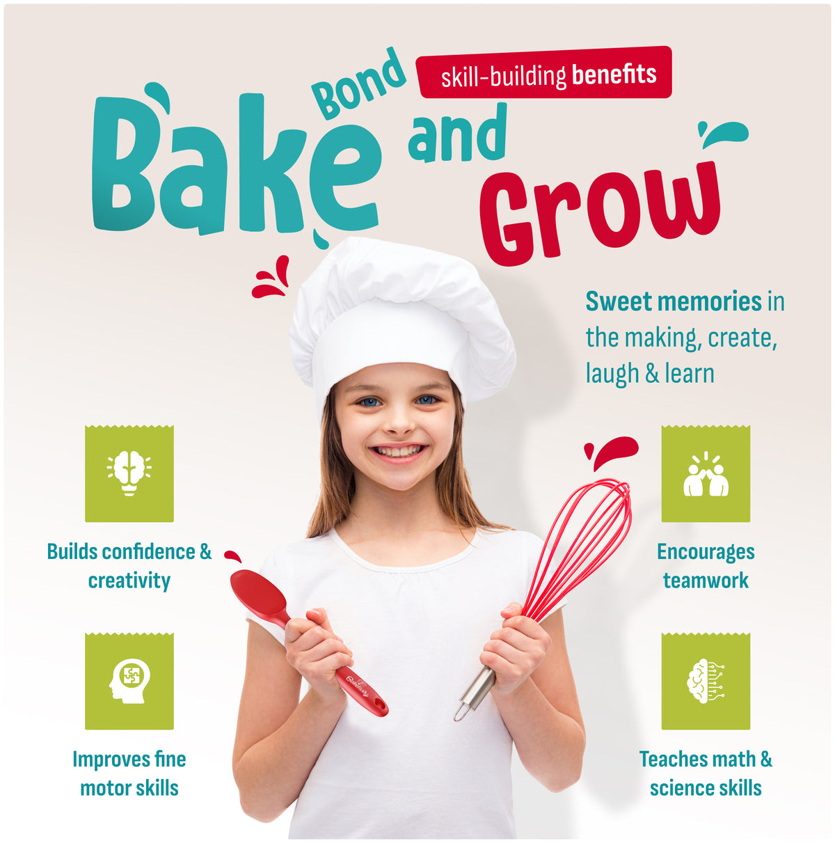 Kids 31 Piece Jr. Real Baking Set