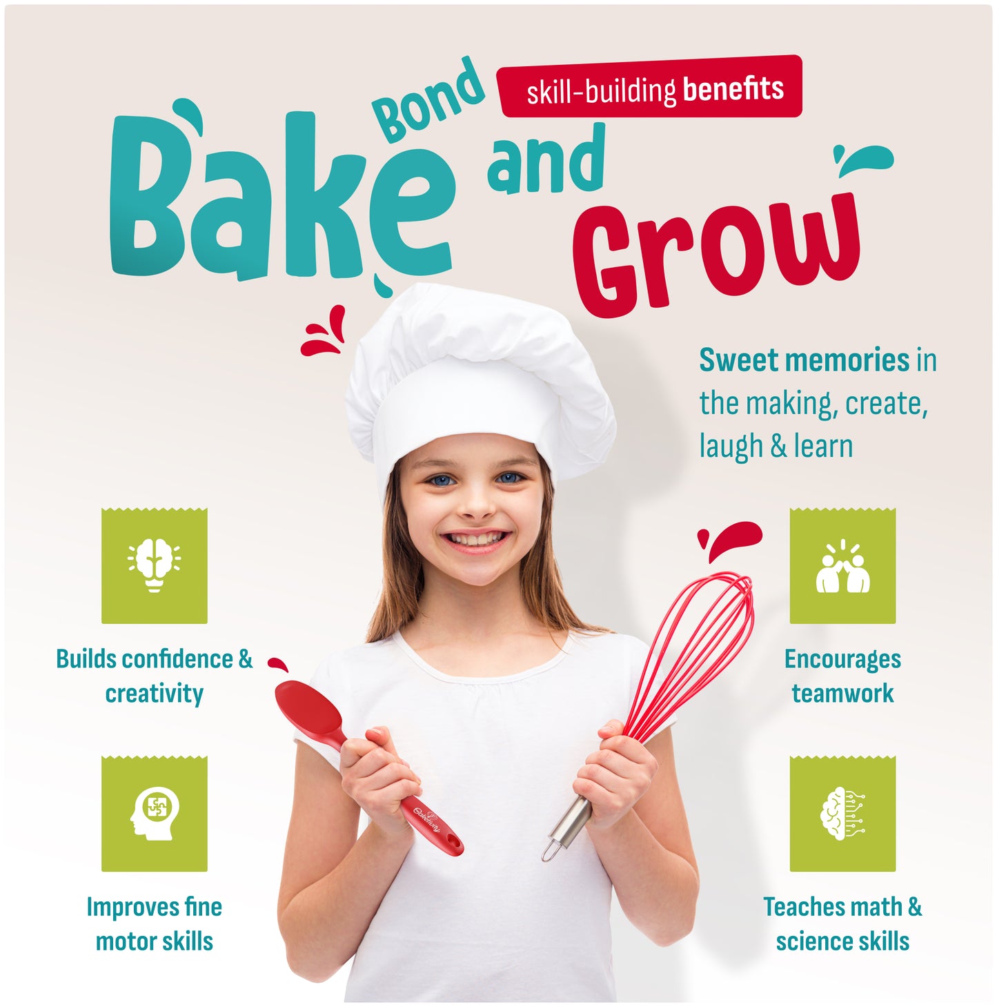 Kids 31 Piece Jr. Real Baking Set