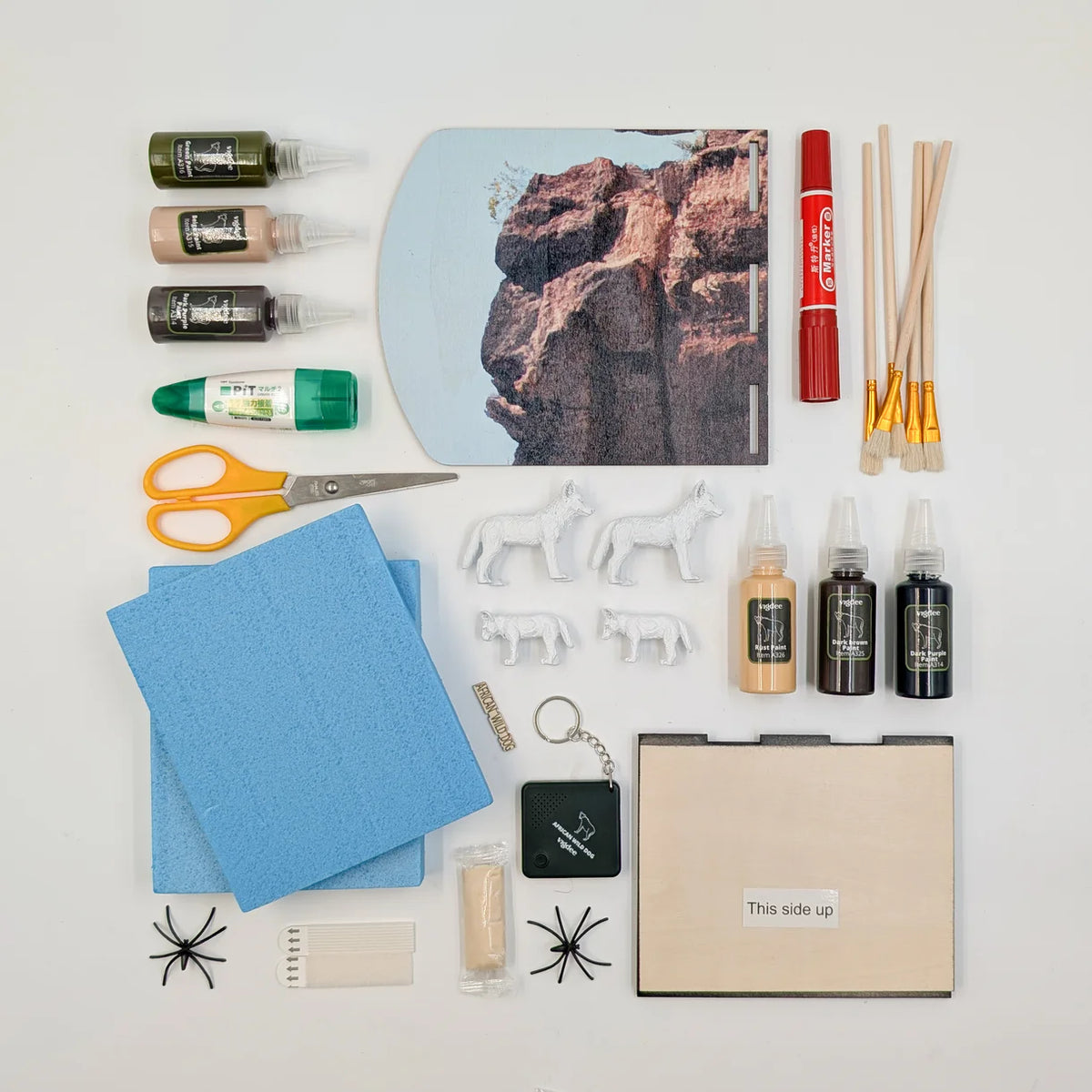 African Wild Dog DIY Craft Kit