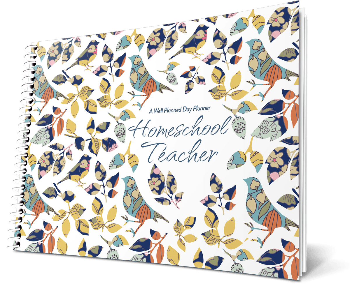 Well Planned Day: Homeschool Planner - Applique Landscape (5-6 Students)