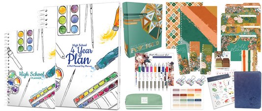 ULTIMATE HIGH SCHOOL BUNDLE: Well Planned Day: High School Planner - Arts and Crafts