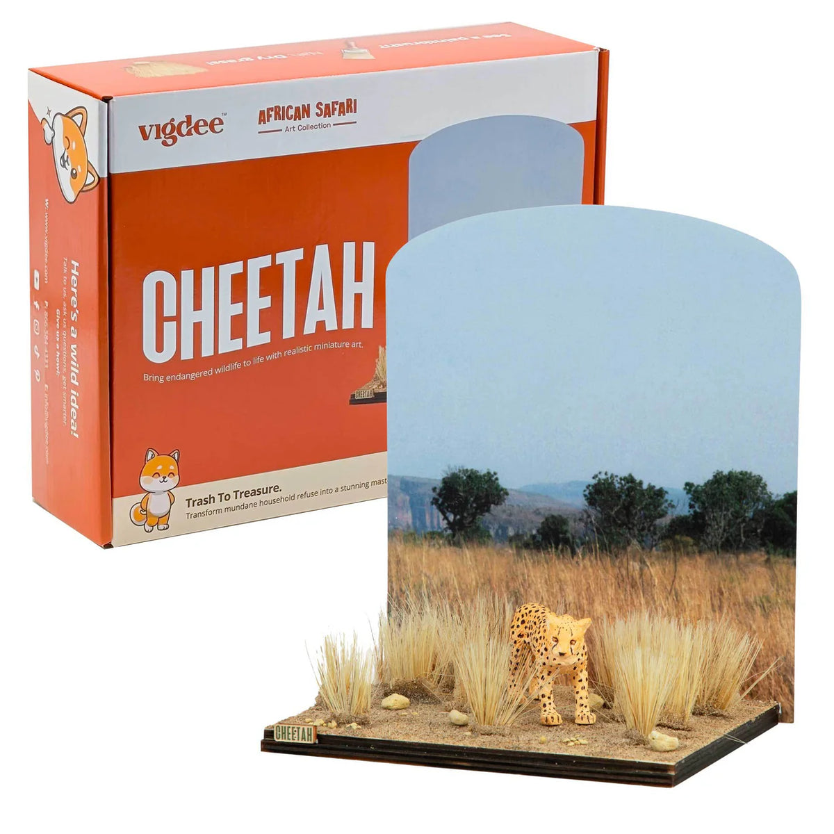 Cheetah DIY Craft Kit