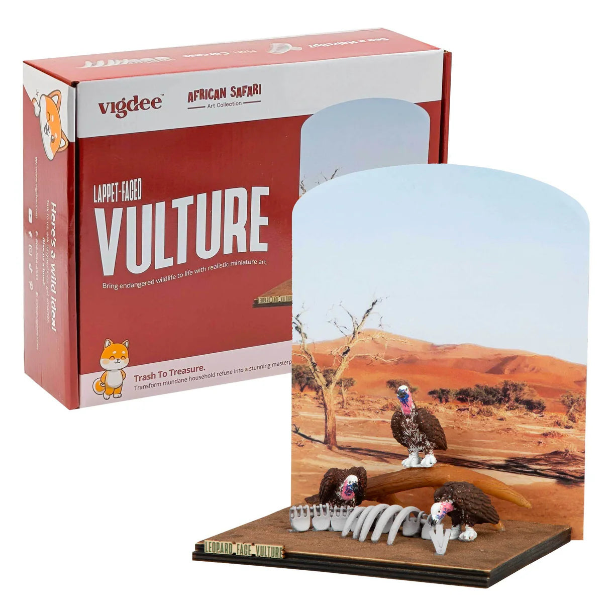 Lappet Faced Vulture DIY Craft Kit