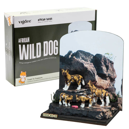 African Wild Dog DIY Craft Kit